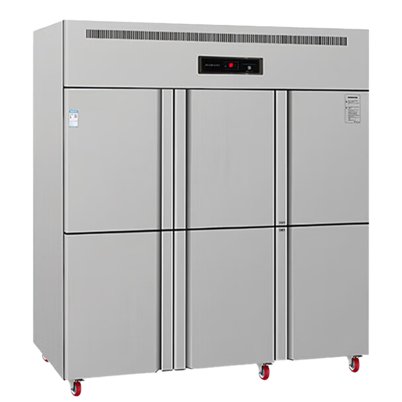 芙伦特厨房商用冷风柜六门风冷冰箱商用厨房大容量冰柜食堂餐饮酒店后厨双温保鲜柜FLT-GT-LMSW1420-FL