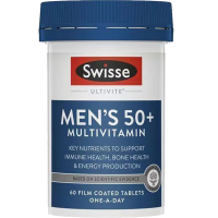 Swisse 中老年男性复合维生素片剂 60片 1瓶 男士50+/50岁以上营养补充增强免疫 澳洲进口