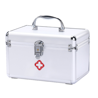 麒霁 铝合金收纳药箱 小号10寸 AG001