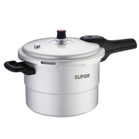 苏泊尔压力锅7.5L好帮手铝合金压力锅带蒸格YL249H2