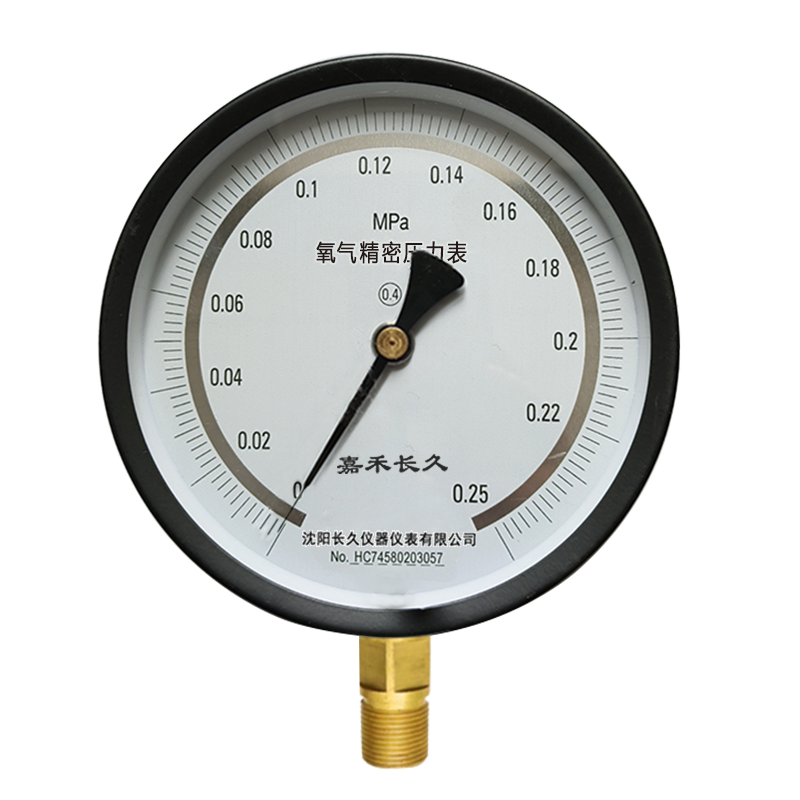 嘉禾长久+氧气精密压力表(带辽宁省级检定证书)款+YB150+台