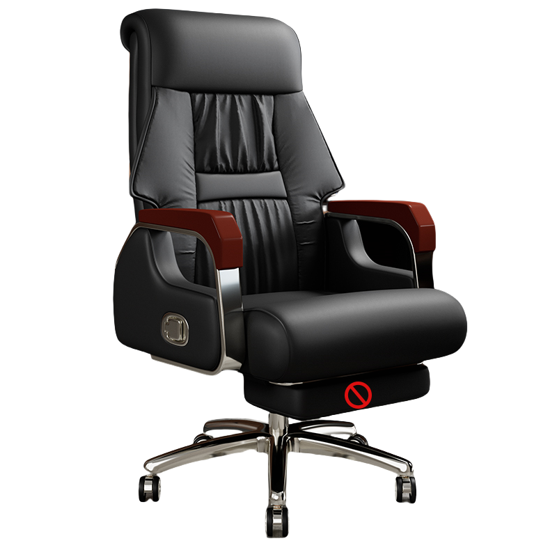 桃锦堂 老板转椅牛皮款把