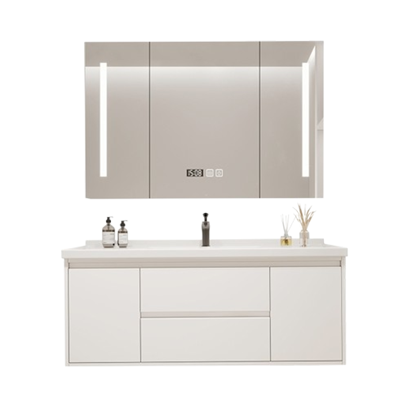 如华福禄浴室柜洗手盆柜组合现代简约陶瓷一体盆台盆洗漱台卫生间洗脸盆柜