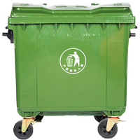 鑫鲲洋 挂车垃圾桶 1100L 个