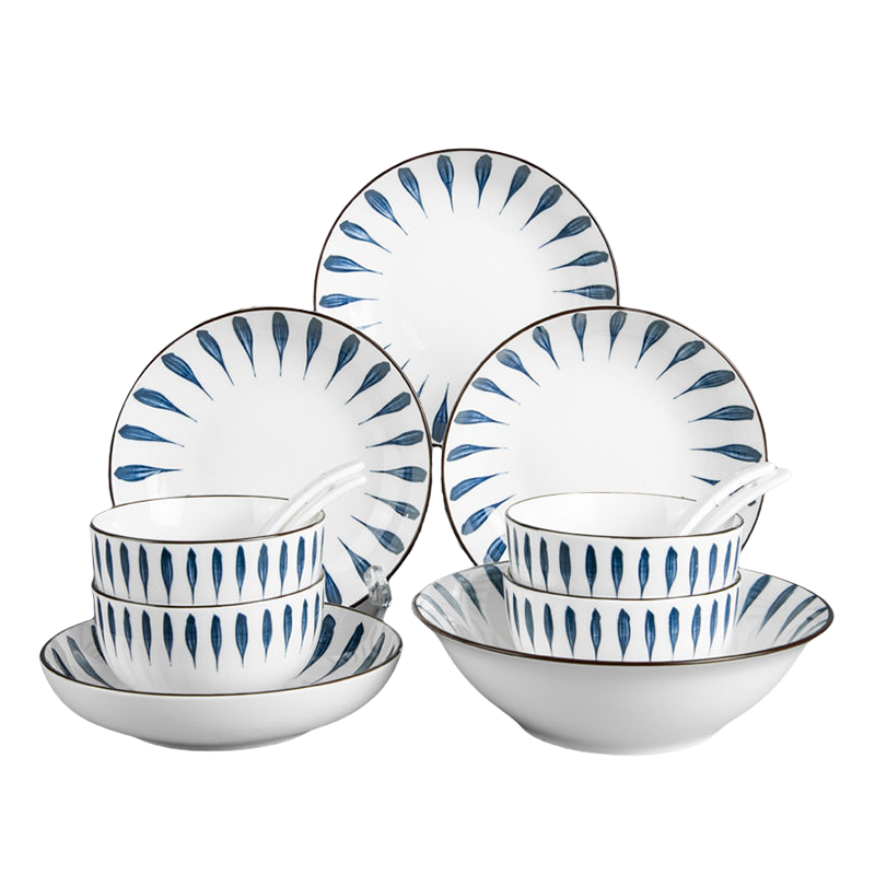 耀豪坤 陶瓷餐具套装礼盒18件套 YHLQ-18/套