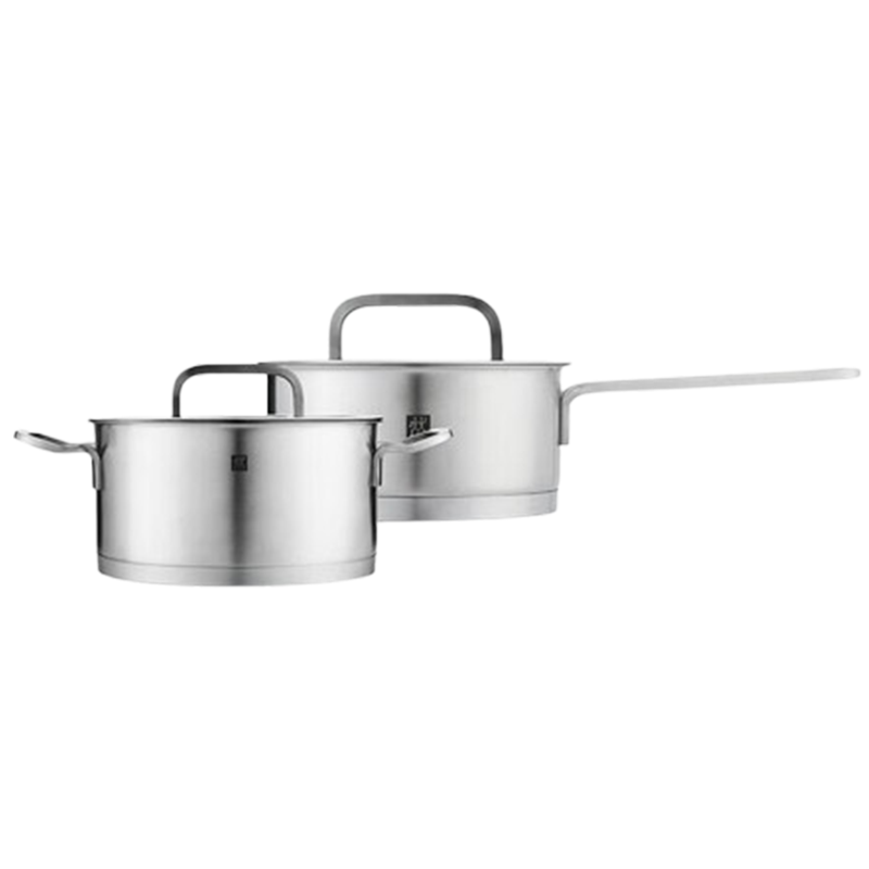 双立人套锅两件套不锈钢浅烧锅单柄炖锅套装66610-002-922