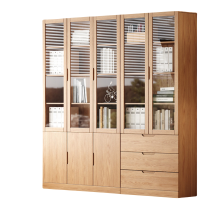 铭思达木质书柜2m台