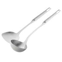 双立人铲勺套装两件套不锈钢厨房套装锅铲汤勺37830-001