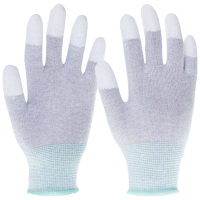 好员工碳纤维PU涂指手套T400