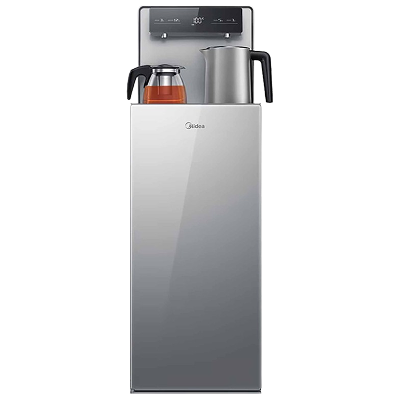 美的茶吧机家用下置式冷热两用一体柜饮水机YD1906S-X