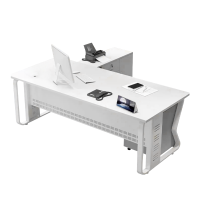 奇桄烁电脑桌含活动柜+侧柜2m/组