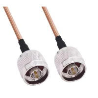 JSUDR东润射频耐高温连接线N公转N公-0.5米 +根