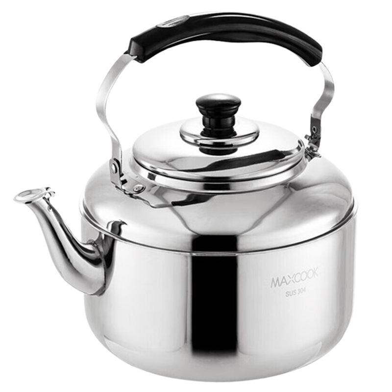 美厨烧水壶4L加厚304不锈钢中式鸣音煤气电磁炉通用MCH942