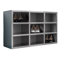 蕃蒂职工鞋柜9格台