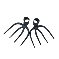 衡雁骏兴 手工锻打四齿耙子 200mm(带把自装)把