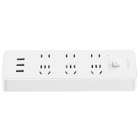 公牛(bull)GN-B333U白色1.8米插排 带usb多插位插座快充typec接口宿舍家用办公桌插线板