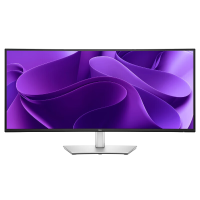 戴尔(DELL)P3425WE 34英寸曲面显示器100HZ IPS屏 Type-C 90W反向充电 防蓝光 21:9 曲率3800R 电脑显示屏
