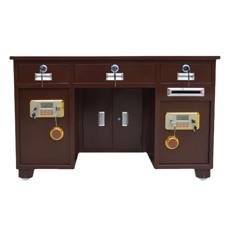 蕃蒂 电子保险桌1.3米双柜 张