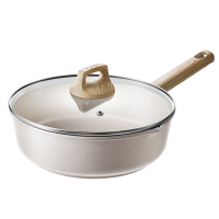 苏泊尔煎锅26cm星星石轻铸聚油深煎锅不粘锅EJ26LBP02