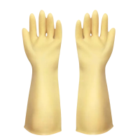 核隆钰 胶手套 长60CM加厚 副