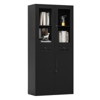 凌迪星黑色二斗柜900*400*1850mm台