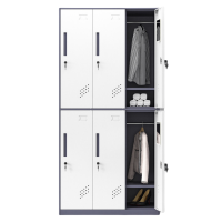 凌迪星灰色6门更衣柜900*500*1850mm台