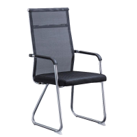 奇桄烁办公椅黑色高背把