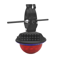 SINOMARC(深圳中跃)ZY3650 太阳能声光警示灯(单位:套)黑色