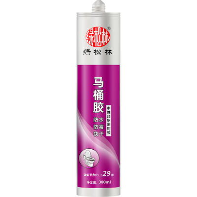 绿松林马桶密封胶漏水修补胶厕所坐便器底座底部专用固定胶卫生间防水胶