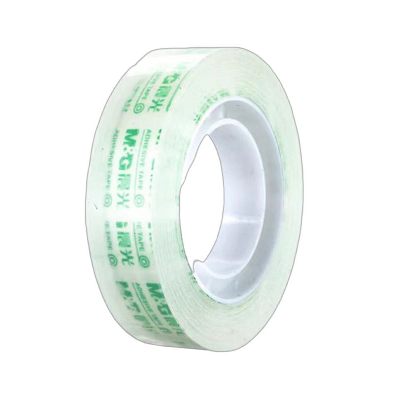 晨光(M&G)文具透明胶带 高透易撕小胶带学生手工胶布18mm*18y(16.5米/卷) 8卷装AJD97322