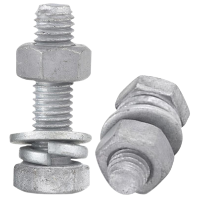 帕尔永固 热镀锌螺栓 六角头螺栓 单头螺栓(配套螺母、平垫、弹垫)M16*260 个