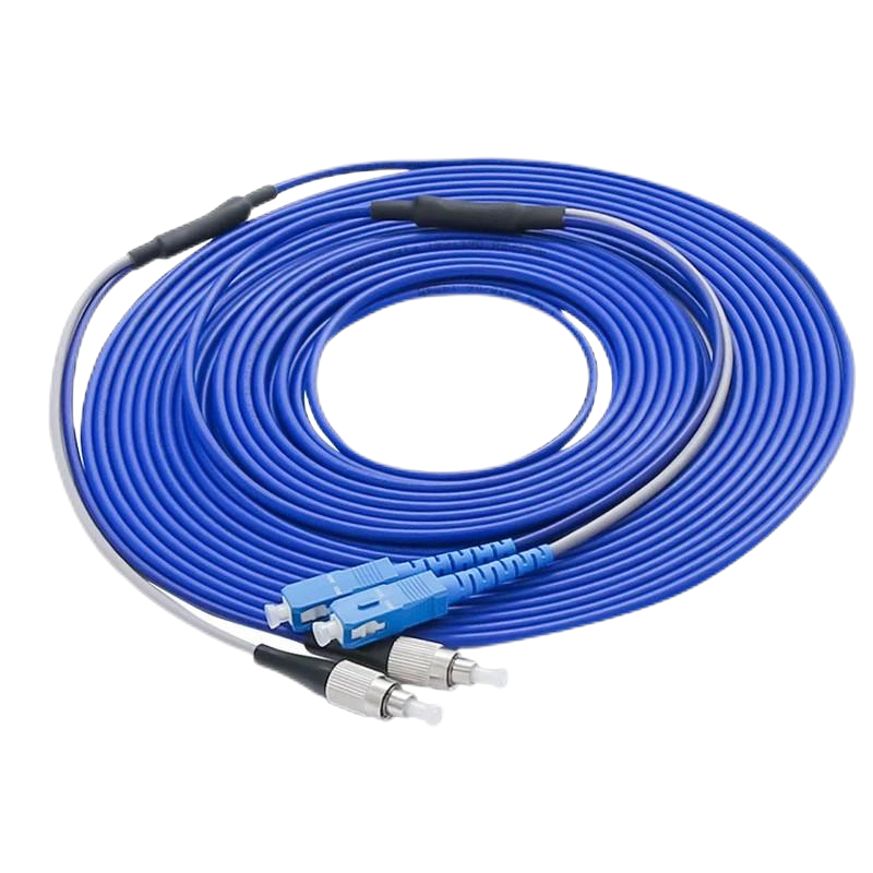 优普光铠装单模双芯光纤跳线FC-SC 20米/根