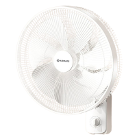 艾美特(Airmate)壁挂扇家用大风量厨房强力风扇商用摇头定时壁扇_白色旋钮款