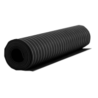 盛京联硕高压绝缘橡胶板黑色防滑地垫10mm厚 50Kg[1*2.5米]卷