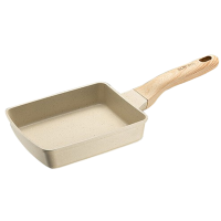 苏泊尔煎锅12.5cm麦饭石色不粘煎锅早餐锅平底锅EJ08LAP01