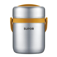 苏泊尔保温饭盒1.5L高汤宝系列304不锈钢保温提锅KF15A6