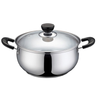 苏泊尔汤锅20cm304不锈钢双耳防烫燃气电磁炉通用ST20H3