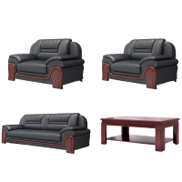 锁匠 办公沙发1+1+3+茶几套