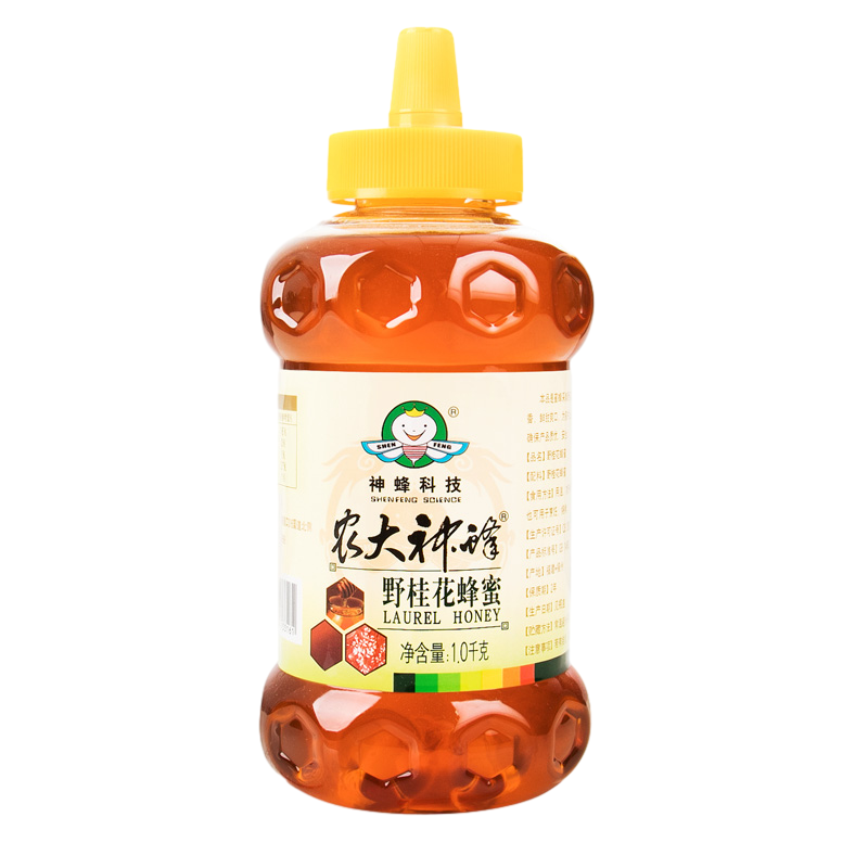神蜂科技野桂花蜂蜜1000g/瓶