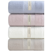华夏盛锦纯棉抗菌成人毛巾34*72CM HXSJ-CM458/条