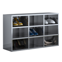 宜掌柜不锈钢换鞋柜 9格(201)台