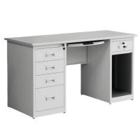 攸形钢制桌子+键盘托120*60*75cm套