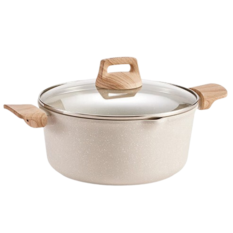 苏泊尔汤锅24cm麦饭石色不粘炖煮锅家用汤锅ET24LBP01