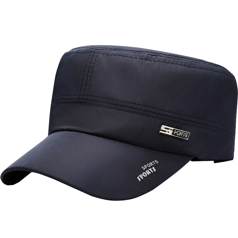 林可思 遮阳平顶帽 YD-2024d64黑色 顶