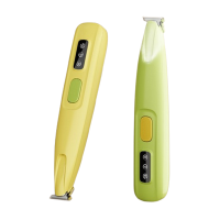 邦可臣狗狗剃毛器猫咪宠物专用剃脚毛器电动推子剃毛猫爪底修剪_升级快充小巧便携活力橙-带灯修剪深入缝隙