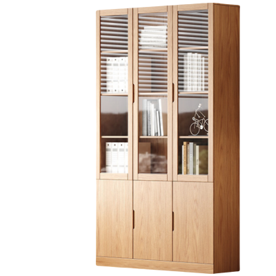 铭思达木质书柜三门台