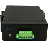 华科亿通 4百兆光+4百兆电+2千兆SFP光工业导轨式交换机 HKET 110404