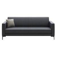 东杉 办公沙发 深灰色沙发 张