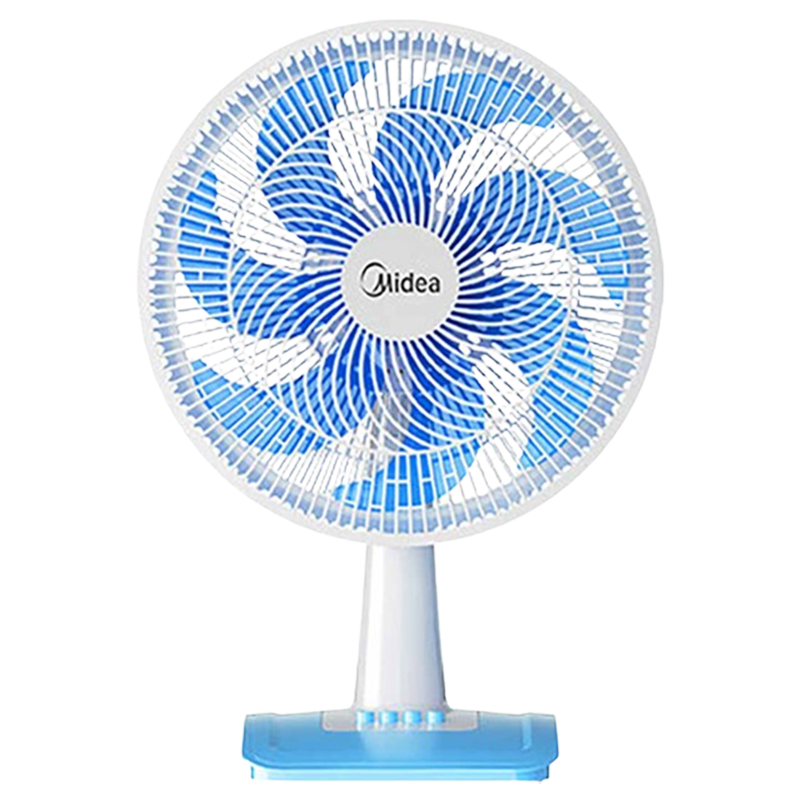 美的电风扇家用小型柔风轻音摇头电扇FGAU40D