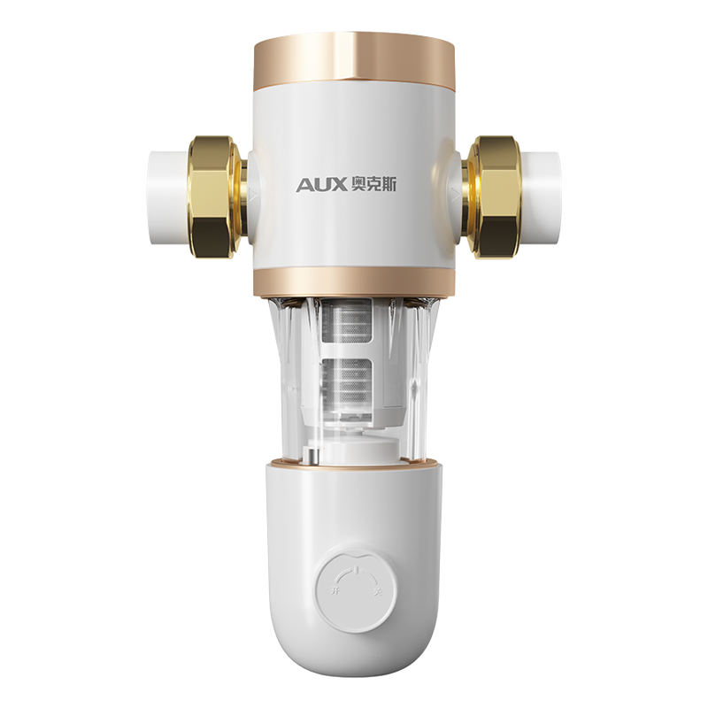 奥克斯Q20前置过滤器(不包含安装)反冲洗免拆家用6.3T/h大流量净水器滤网管道滤水器
